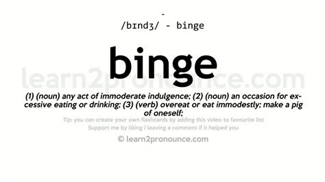 binge meaning